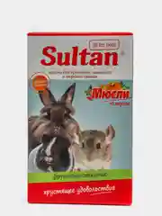 Мюсли премиум фруктово-овощные для кроликов, шиншилл и морских свинок Sultan, 200 гр