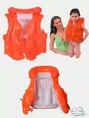 Оранжевый жилет для плавания детский 3-6 лет