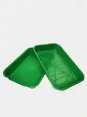 Зеленый лоток туалет с сеткой для кошек и котят