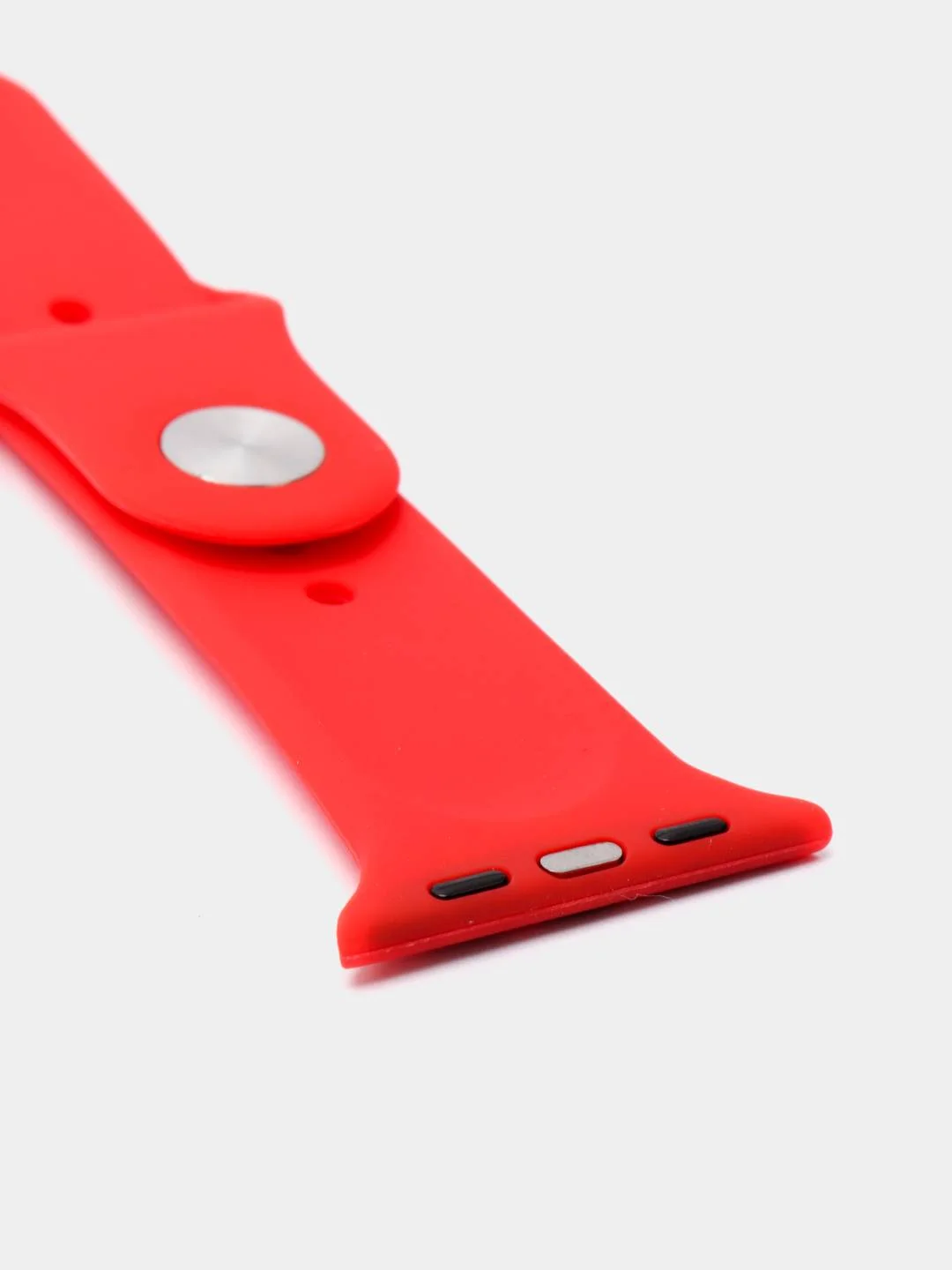 Коралловый силиконовый ремешок для смарт часов Apple Watch, силиконовый браслет