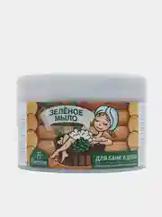 Мыло для бани и душа, для ухода за телом и волосами натуральное таежное "Зеленое" Floresan