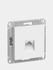 Розетка компьютерная Schneider Electric AtlasDesign RJ45, механизм, белый, ATN000183