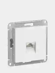 Розетка компьютерная Schneider Electric AtlasDesign RJ45, механизм, белый, ATN000183