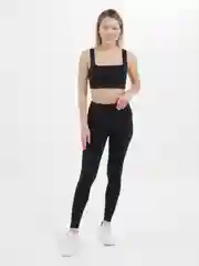Черный лосины женские, спортивные