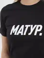 Футболка Seletstore с татарским принтом "Матур.", унисекс, хлопок, черная