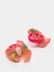 Аметистовый детские резинки парные