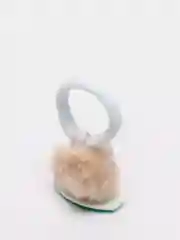 Белый детские резинки парные