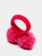 Белый детские резинки парные