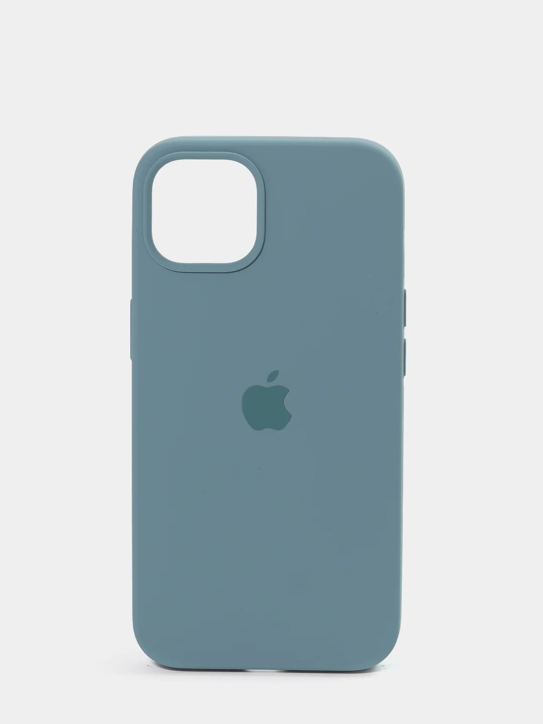 Зелёный хаки чехол Silicone Case для iPhone 13 с закрытым низом