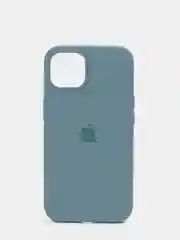Зелёный хаки чехол Silicone Case для iPhone 13 с закрытым низом