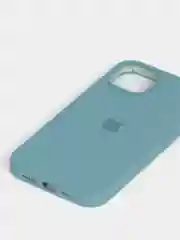 Зелёный хаки чехол Silicone Case для iPhone 13 с закрытым низом