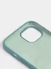 Зелёный хаки чехол Silicone Case для iPhone 13 с закрытым низом