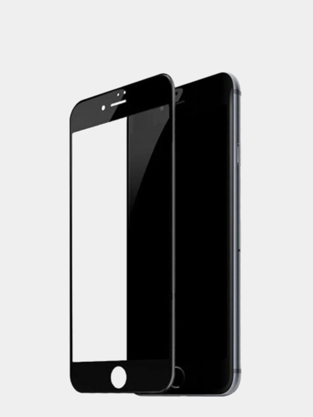 Черный защитное стекло OG для Apple iPhone 7, 8, Plus X, Xs, 11 Pro, XR, 13 Pro, 14, 15 Pro Max