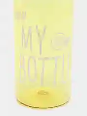 Желтый бутылка для воды "My bottle", 500 мл