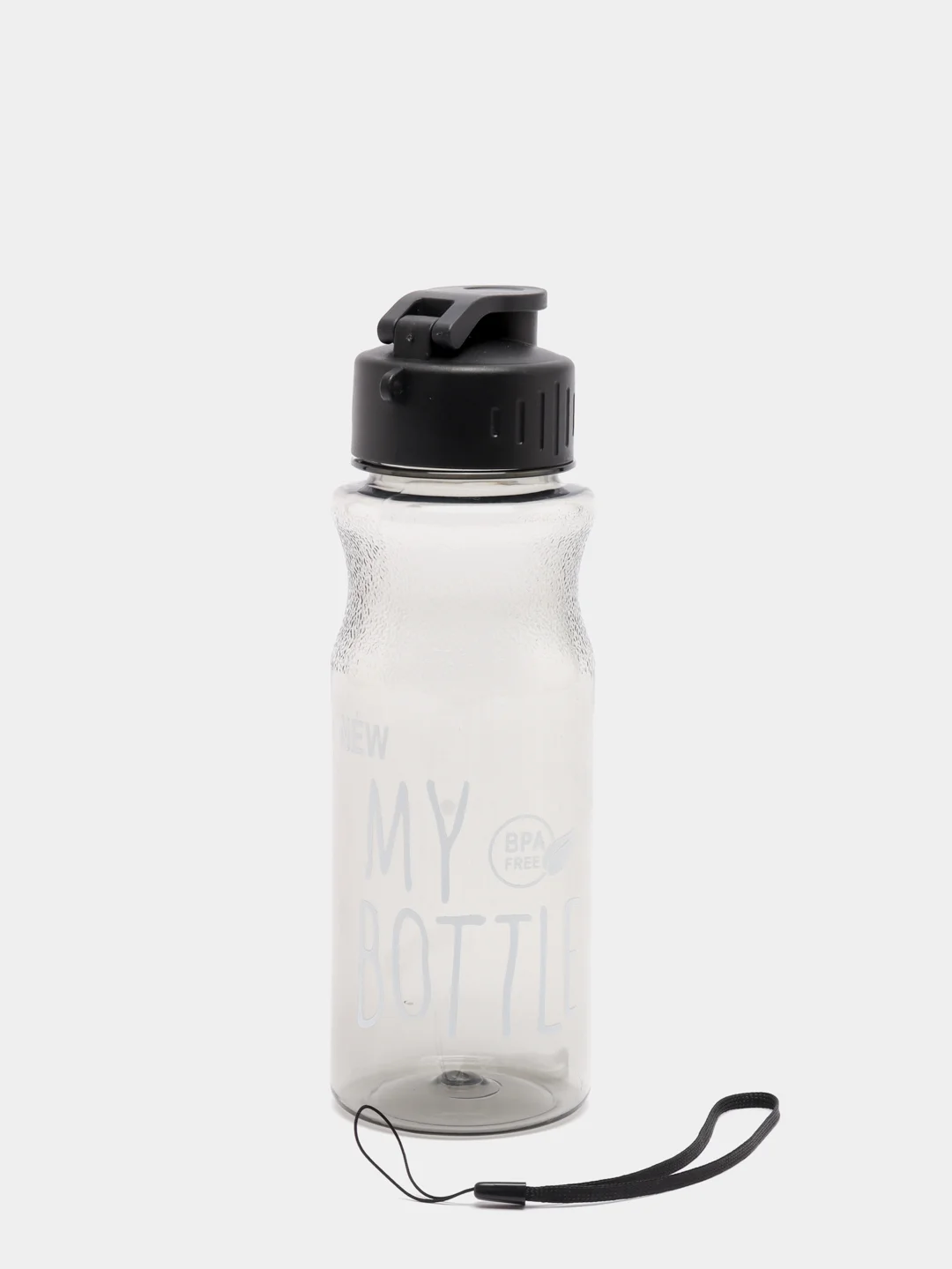 Черный бутылка для воды "My bottle", 500 мл