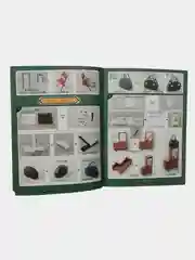 Зеленый конструктор интерьерный, кукольный игрушечный дом Ретро, миниатюрный, 11,2*7,5*4,2 см