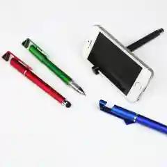 Серебряный шариковая ручка стилус-держатель