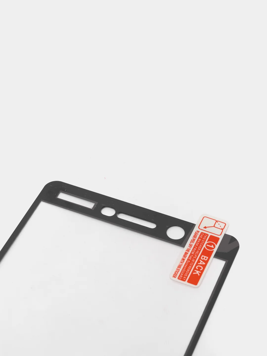 Черный защитное стекло Nokia 7