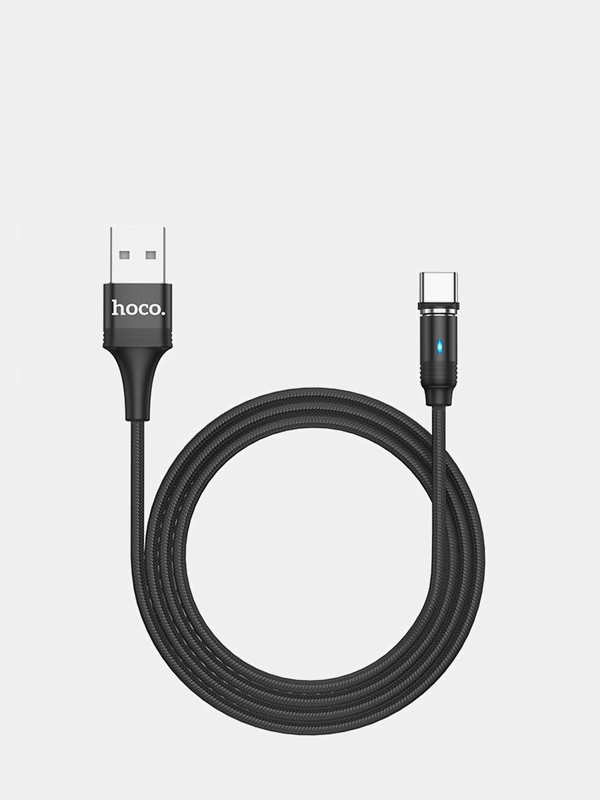 Кабель USB HOCO U76 Magnetic Charging 1.2М 2.4A / 3A для Micro, Type-C, Lightning