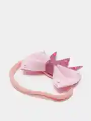 Розовый повязка на голову "Корона"