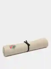 Белый банный лежак с вышивкой, коврик для бани, 150 х 50 см