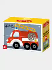Кубики "Городской транспорт" (без обклейки) 6 шт Baby Toys