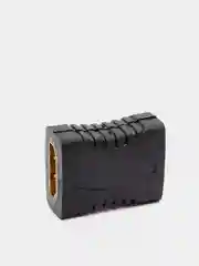 Черный адаптер переходник HDMI "мама-мама"