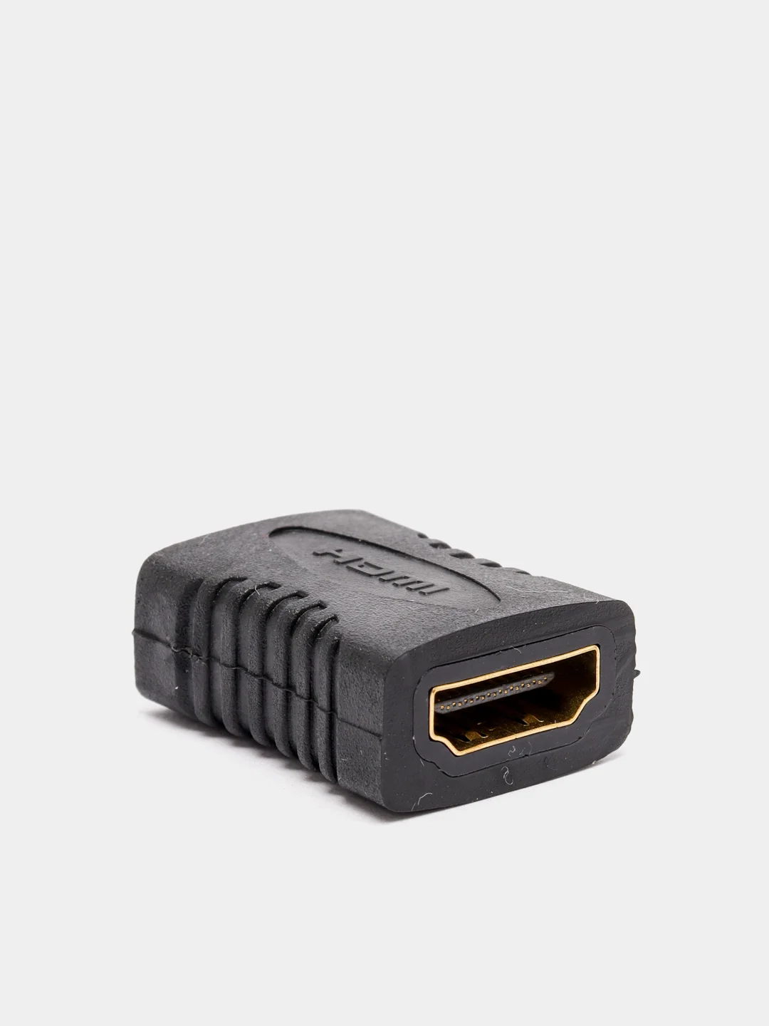 Черный адаптер переходник HDMI "мама-мама"