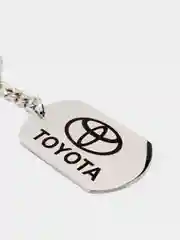 Брелок для ключей с гравировкой, жетон армейский с логотипом автомобиля Toyota