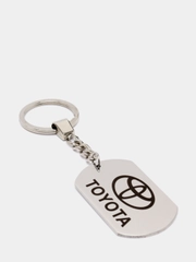 Брелок для ключей с гравировкой, жетон армейский с логотипом автомобиля Toyota