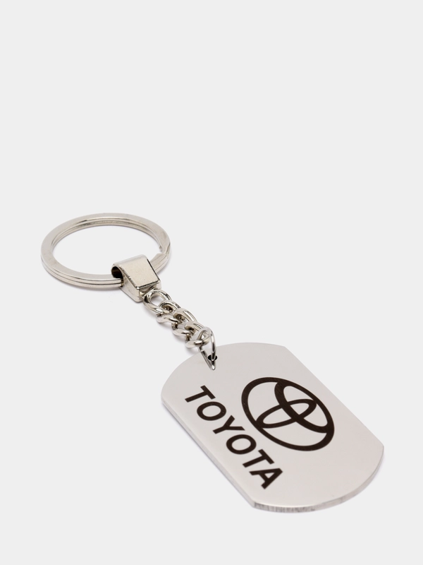 Брелок для ключей с гравировкой, жетон армейский с логотипом автомобиля Toyota