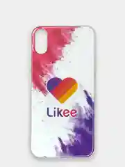 Пурпурный чехол Apple iPhone X / Xs чехол силиконовый с рисунком