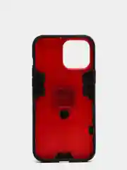 Красный чехол противоударный с кольцом-держателем на Apple iPhone 13 Pro Max (Айфон 13 Про Макс)