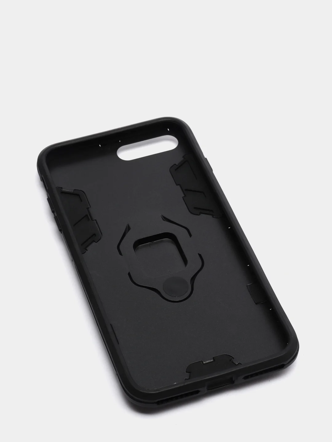 Черный чехол противоударный на Apple iPhone 7 Plus и iPhone 8 Plus (Айфон 7+ и Айфон 8+)
