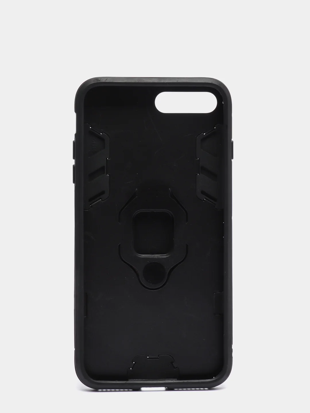 Черный чехол противоударный на Apple iPhone 7 Plus и iPhone 8 Plus (Айфон 7+ и Айфон 8+)