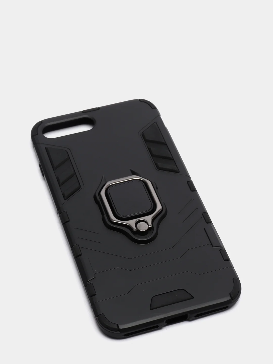 Черный чехол противоударный на Apple iPhone 7 Plus и iPhone 8 Plus (Айфон 7+ и Айфон 8+)