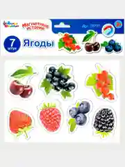 Магниты "Ягоды". Серия Магнитные истории (европодвес, 4х20шт)