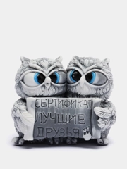 Мыло ручной работы "Лучшие друзья" для подарка девушке, подруге на Новый год