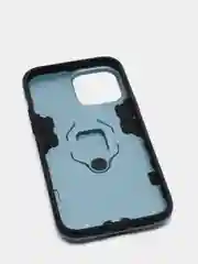 Синий меланж чехол противоударный с кольцом-держателем на Apple iPhone 13 Pro Max (Айфон 13 Про Макс)