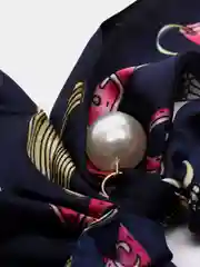 Голубой резинки/для волос/для девочек/с жемчугом