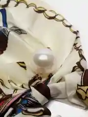 Белый резинки/для волос/для девочек/с жемчугом