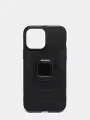 Черный чехол противоударный с кольцом-держателем на Apple iPhone 13 Pro Max (Айфон 13 Про Макс)