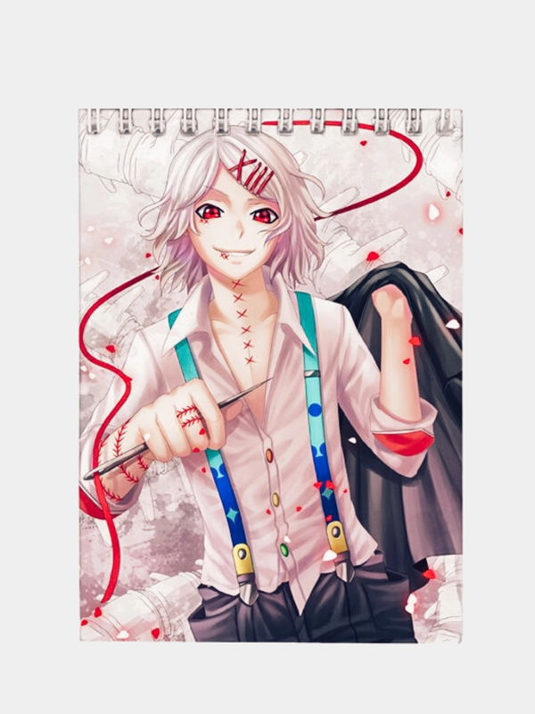 Блокнот по аниме "Tokyo ghoul" (Токийский гуль) с обложкой из плотного картона