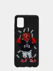Угольный чехол-накладка Samsung A51