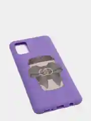 Сиреневый чехол-накладка Samsung A51