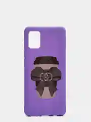 Сиреневый чехол-накладка Samsung A51