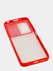 Красный чехол Xiaomi Redmi 10 c защитой камеры