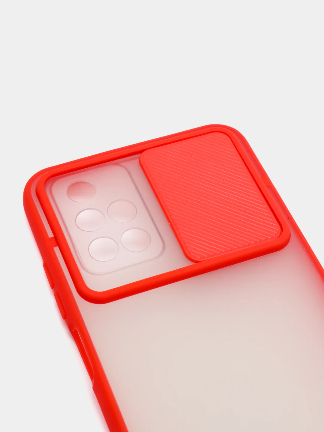 Красный чехол Xiaomi Redmi 10 c защитой камеры