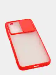 Красный чехол Xiaomi Redmi 10 c защитой камеры