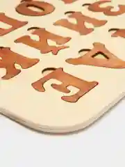 Азбука деревянная